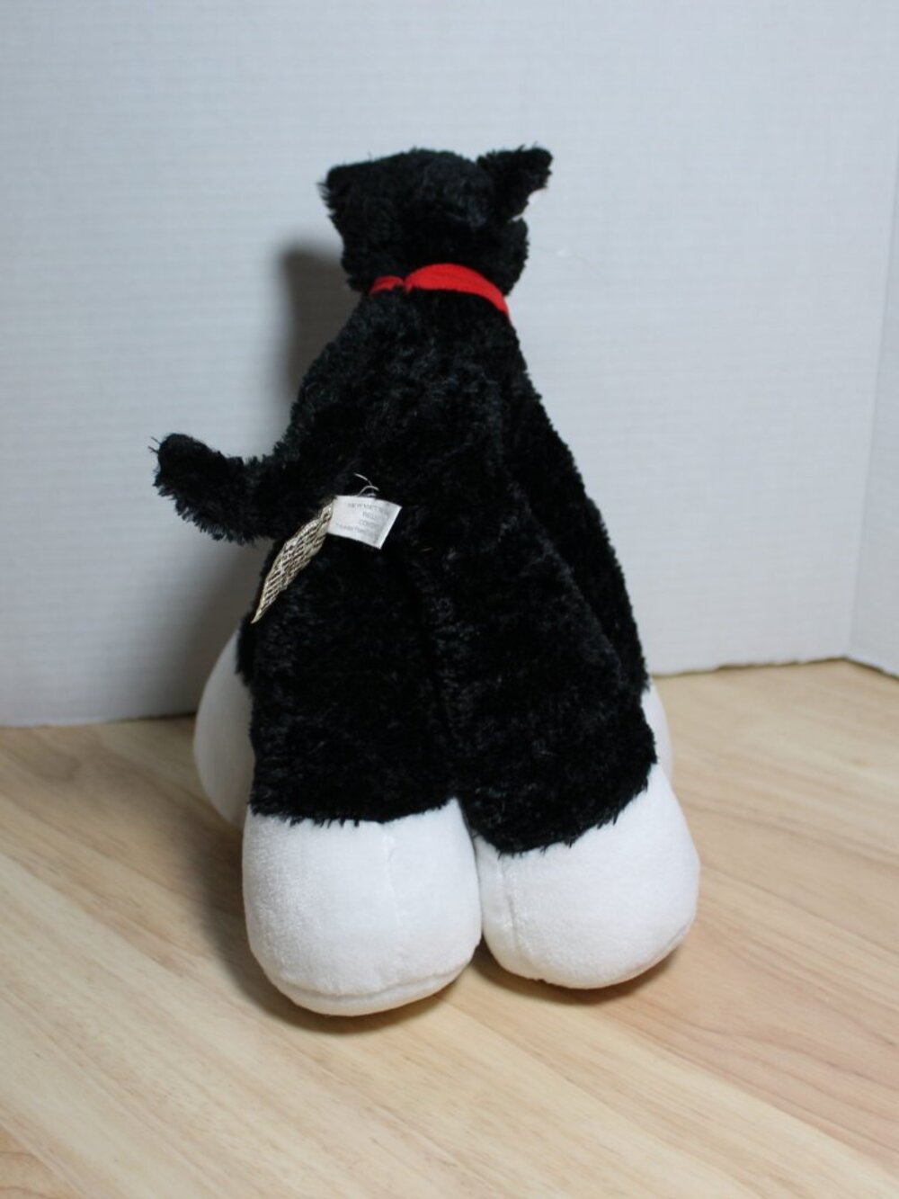 Bestever Cat Kitty Kitten Plush Funny Feet Black & White Cat - Picture 6 of 9